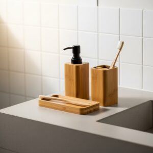 TeraHome &mdash; Bambus Badezimmer Set